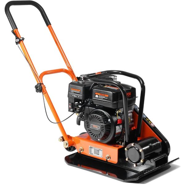 VEVOR 6.5 HP Gas Vibratory Plate Compactor (196cc)