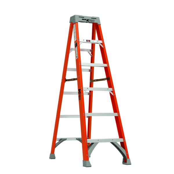 6’ Fiberglass 300lb Capacity Step Ladder