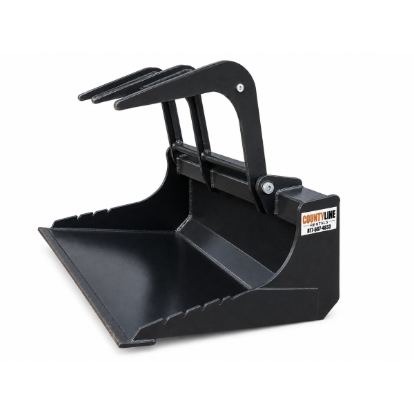 Mini Flat Bottom Grapple Bucket