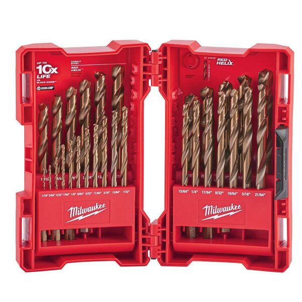 1/2 in. Cobalt Drill Bit Set – 29 pc.