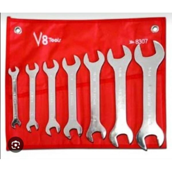V8 Tools Thin Wrench Set - SAE